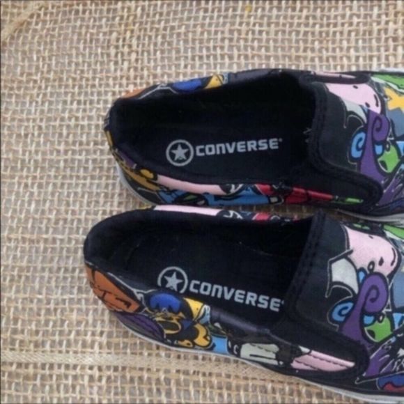 Converse Comic Graffiti Slip On Sneakers - Picture 9 of 12